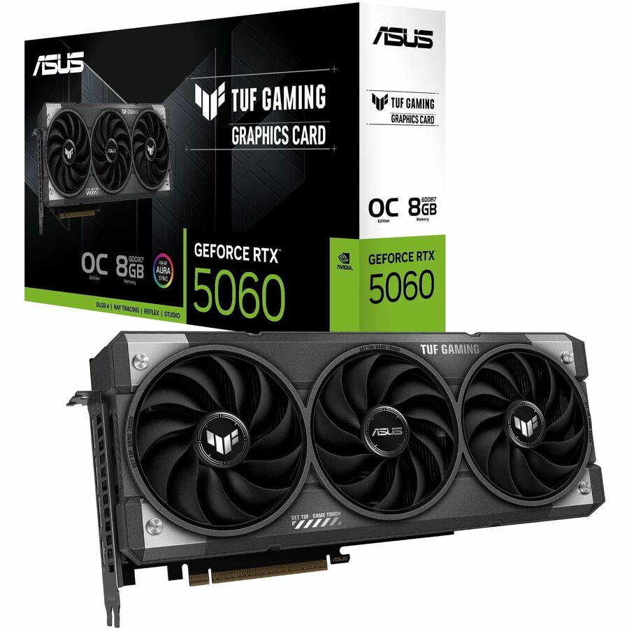 TUF NVIDIA GeForce 5060 Graphic Card - 8 GB GDDR7 TUF NVIDIA GeForce 5060 Graphic Card - 8 GB GDDR7
